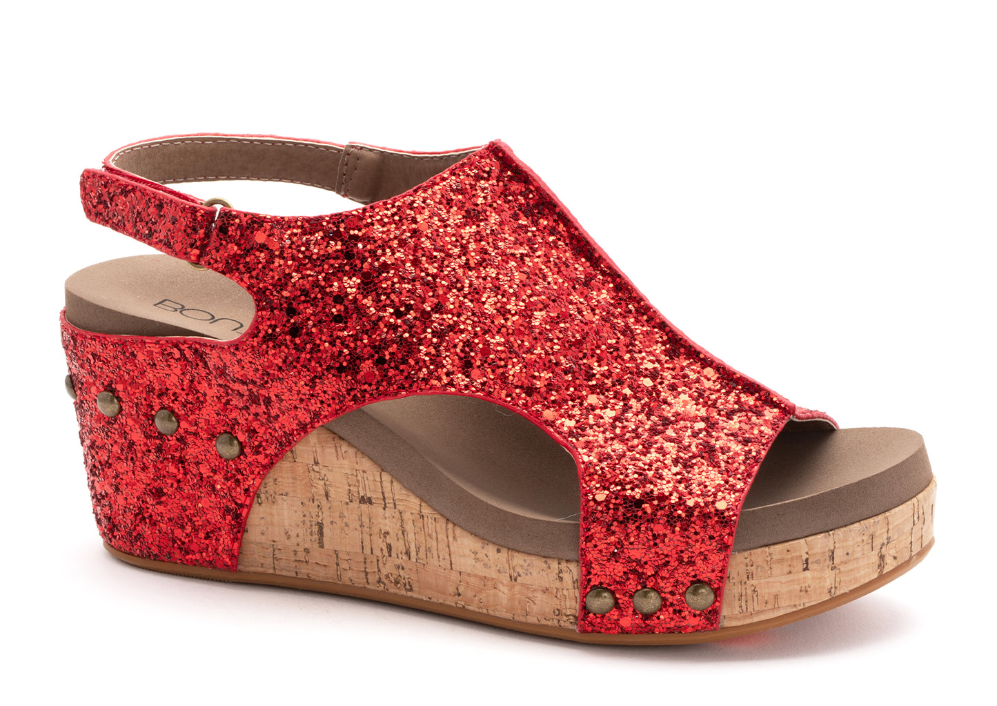 Corkys Carley Red Glitter