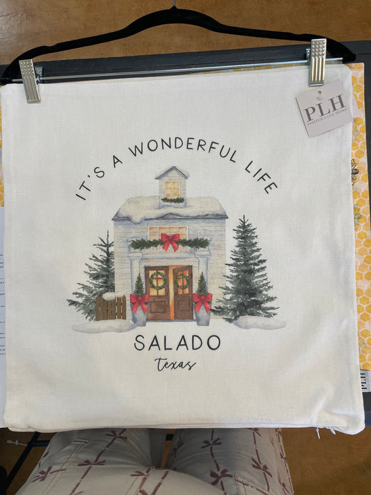 It”s a Wonderful life Salado TX pillow cover