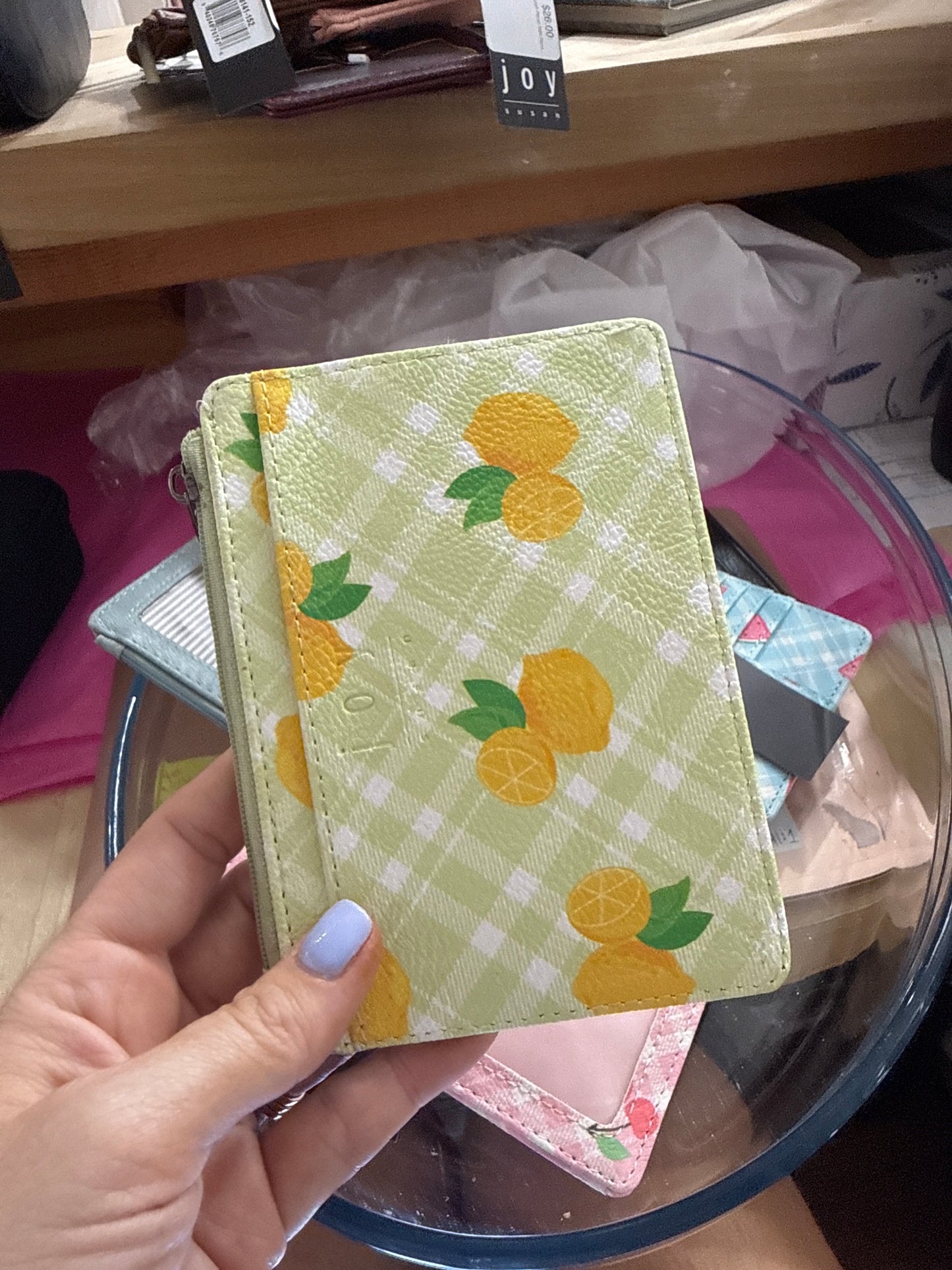Joy Susan Wallet with lemons