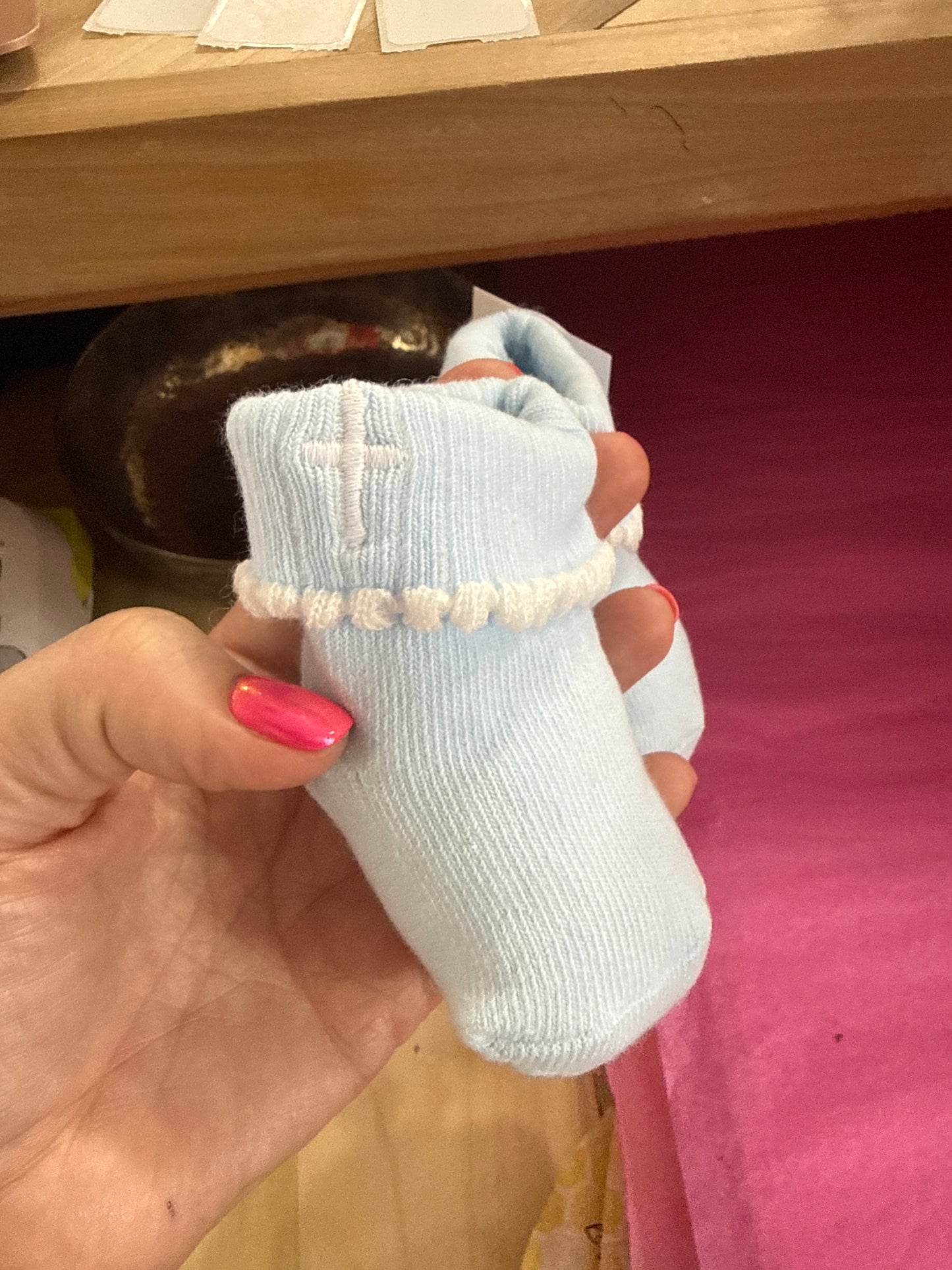 FOLDOVER CROSS SOCKS