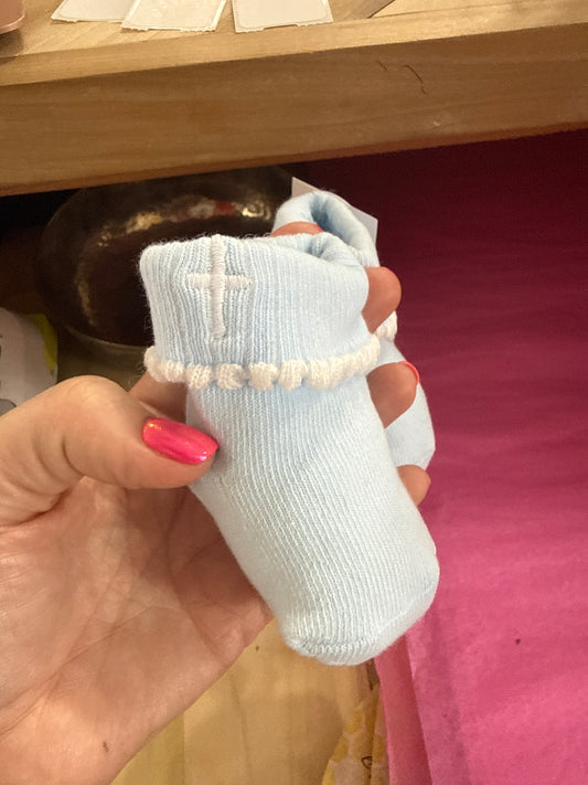 FOLDOVER CROSS SOCKS