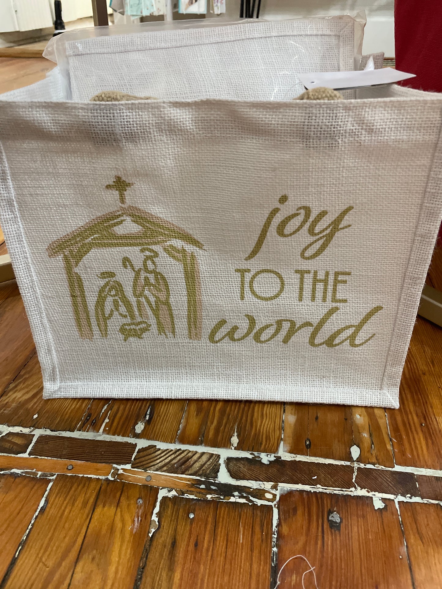 Joy to the World tote