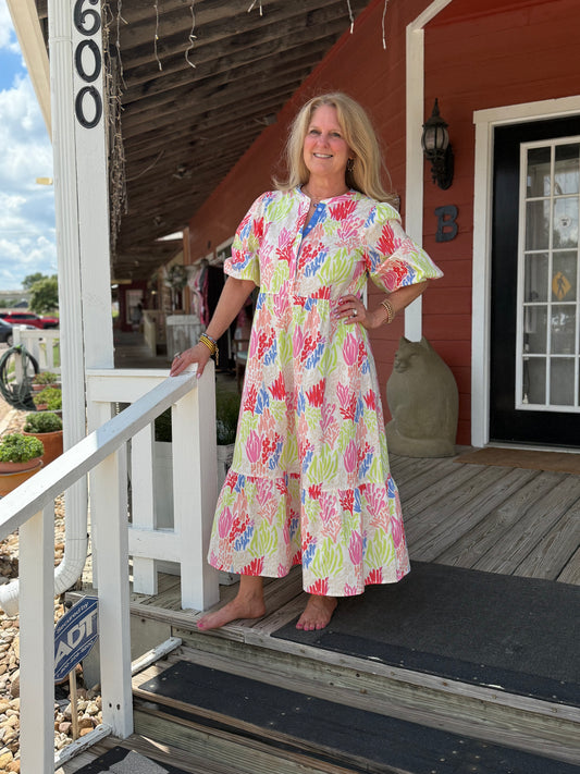 Mary Square Coral Cove Dress