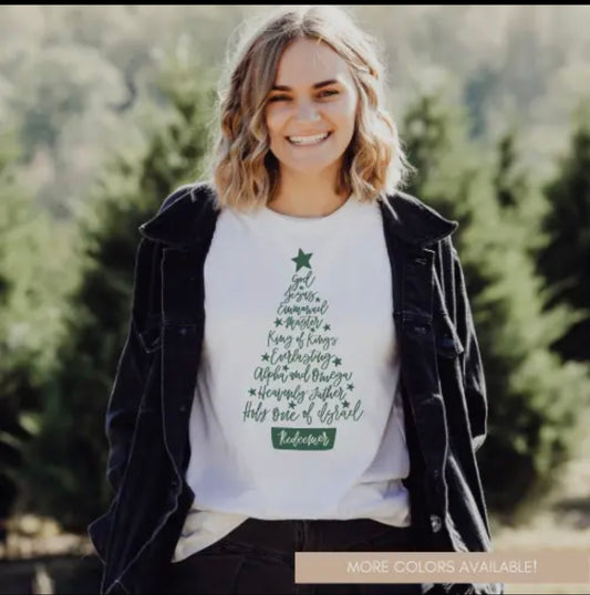 Names of God Christmas Tee