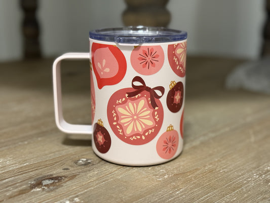 Merry Ornaments coffee tumbler - The Darling Effect