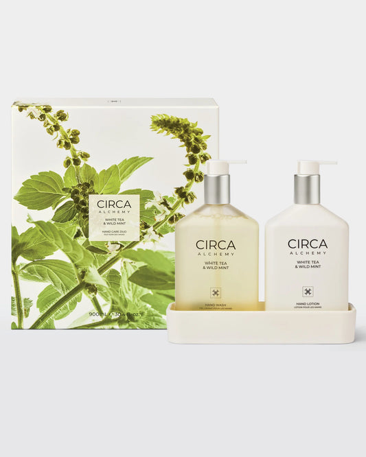 CIRCA Hand Care Duo: White Tea & Wild Mint