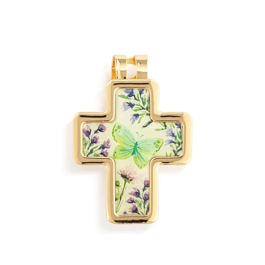 Artful Cross Always in my heart Visor Clip - 39x48mm