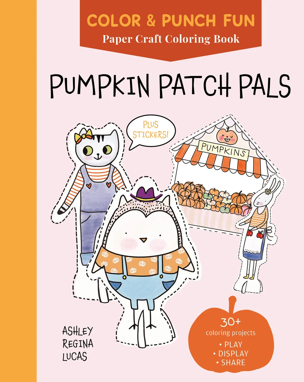 Pumpkin Patch Pals Color & Punch Book
