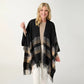 Teagan Striped Lurex Wrap