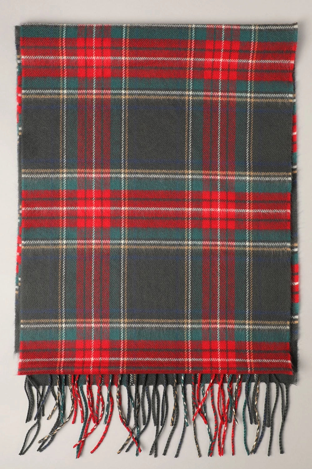 Softer Than Cashmere Solid Muffler Scarf: MULTI COLOR TARTAN PLAID/ One Size (Copy)