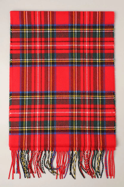 Softer Than Cashmere Solid Muffler Scarf: MULTI COLOR TARTAN PLAID/ One Size (Copy)