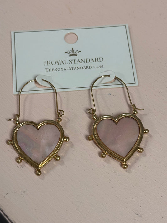Pink Heart Earrings