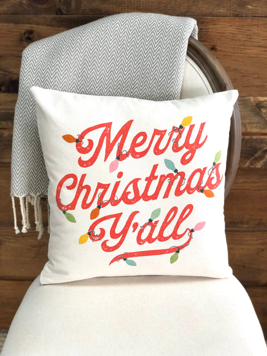 Merry Christmas Y'all Pillow