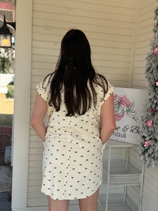 Black Bow She + Sky Dress