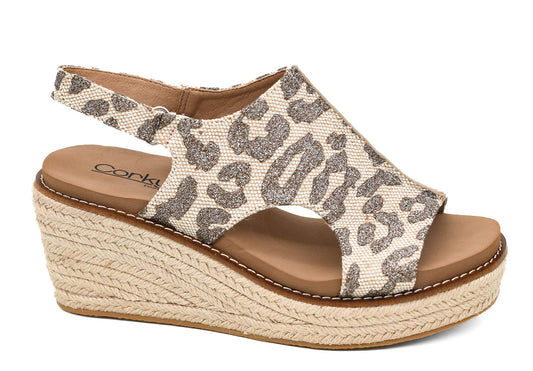 Corky's K Bye Tan Sparkle Leopard