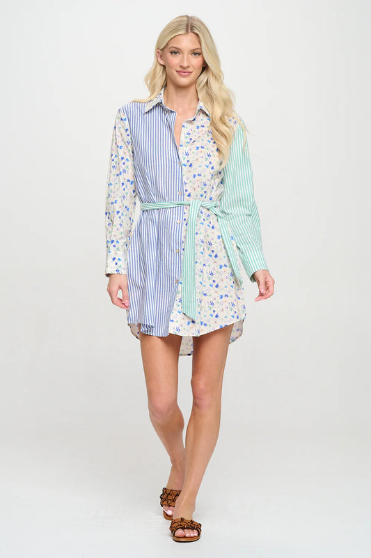 Santorini Symphony Mix and Match Shirt/Dress