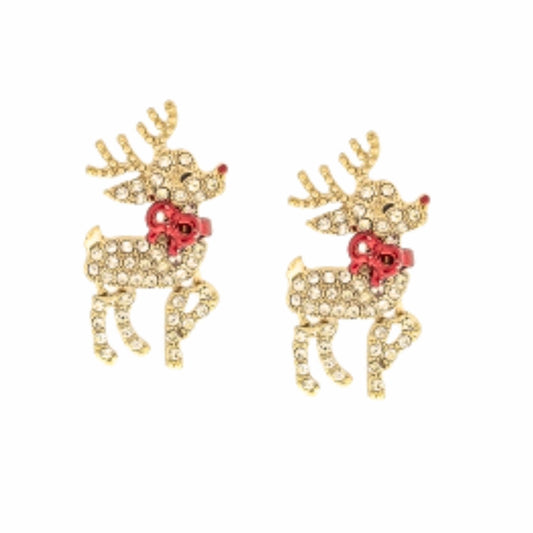 Crystal Reindeer with Moving Legs
