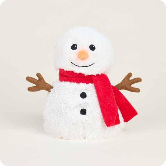 Snowman Warmie with red scarf