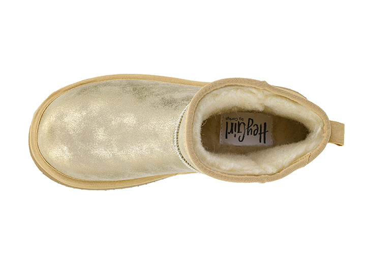 Corkys  Room Service washed gold metallic