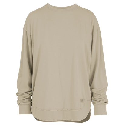 Royce longsleeve poncho top - Sand