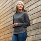 Royce longsleeve poncho top - Black
