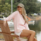 Royce Long-sleeved Melange Poncho