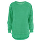 Royce Long-sleeved Melange Poncho
