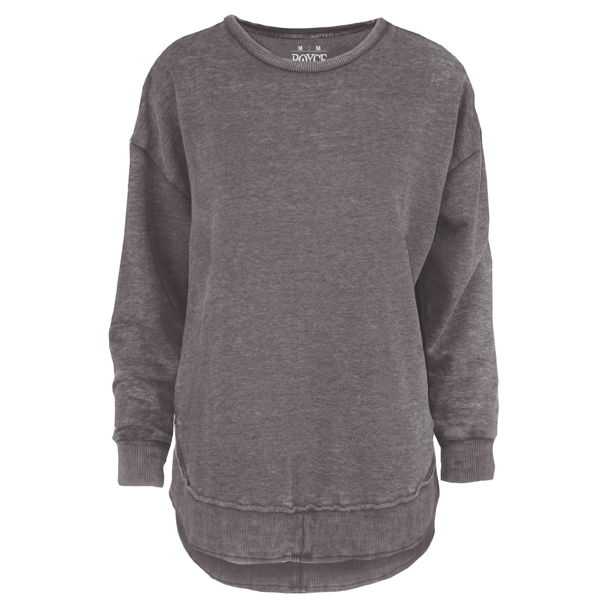 Royce Long-sleeved Melange Poncho