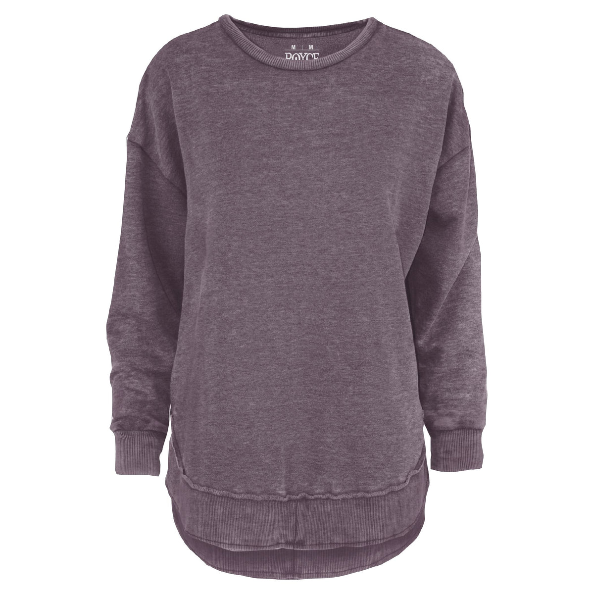 Royce Long-sleeved Melange Poncho