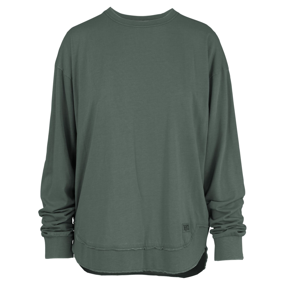 Royce longsleeve poncho top - Hunter Green