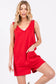 TEXTURED KNIT OVERALL ROMPER: Oatmeal