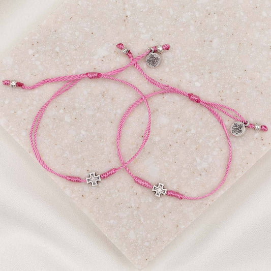 Together in Prayer for a Cure - Silver / Pink