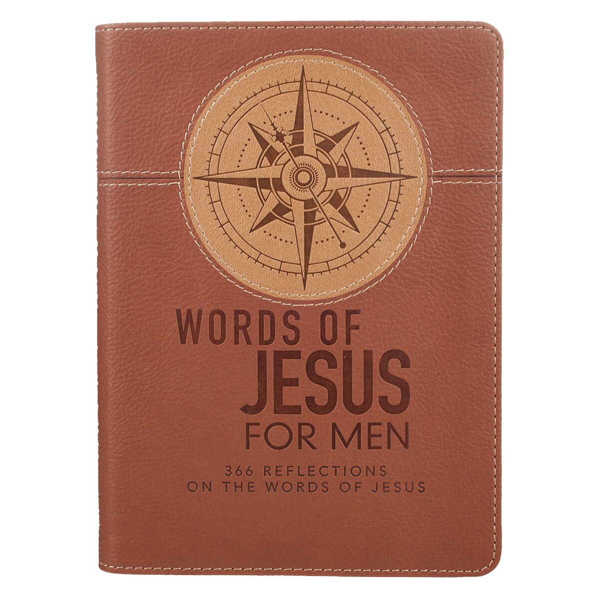 Devotional Words of Jesus for Men Faux  Leather