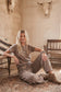 Oversized Scuba Barrel Lounge Pants: BROWNISH GREY