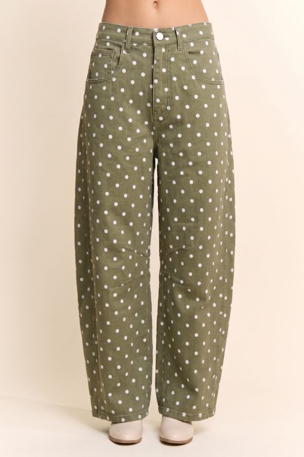 Polka dot pants Davi and Dani