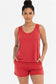Comfy Tank Top & Shorts Set: Taupe / M
