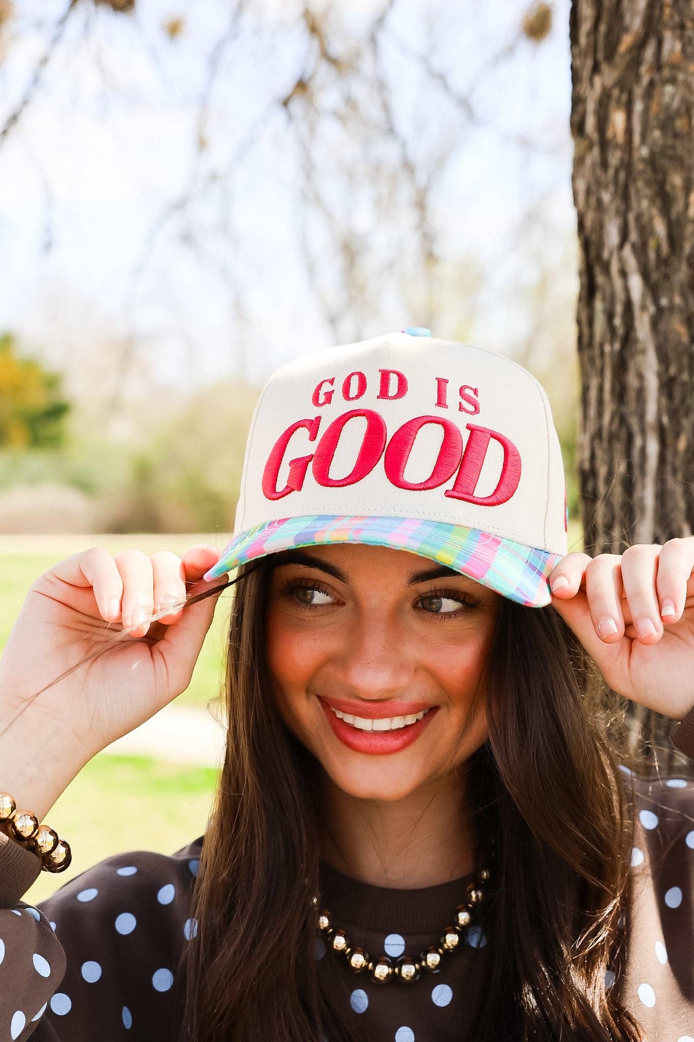 GOD IS GOOD CANVAS CAP