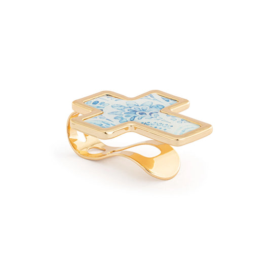 Artful Cross Hope Visor Clip - 39x48mm