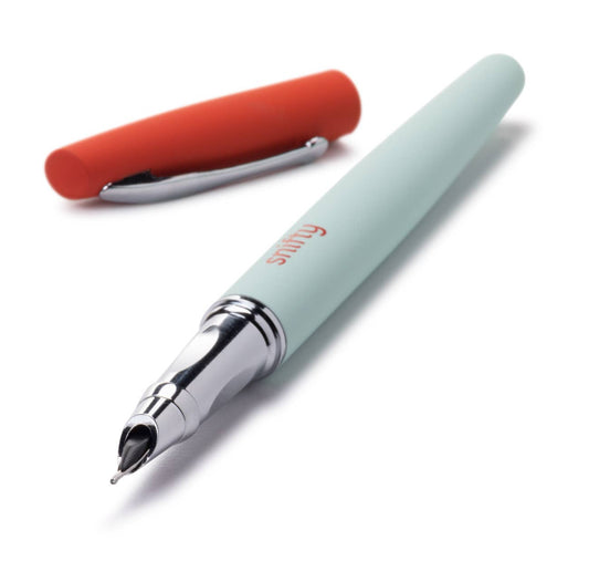 INK WELL ERASABLE FOUNTAIN PEN - PINK/BLUE