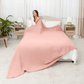 Adult Muslin Cotton Blankets by Comfy Cubs: King: 108" x 90" / Pacific Blue