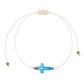 Sisters in Christ Friendship Bracelet Display: Stone,Plated, Cord / 6" W x 8.5" H x 0.5" D