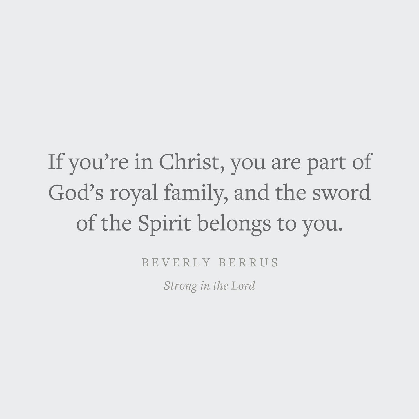 Strong in the Lord: A 30-Day Devotional on the Armor of God
