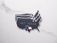Texas, Not Texas Sticker, Funny TX Decal: 2.75" Laptop Size