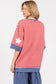 STRIPED AMERICANA OVERSIZED TOP : RED/BLUE/WHITE