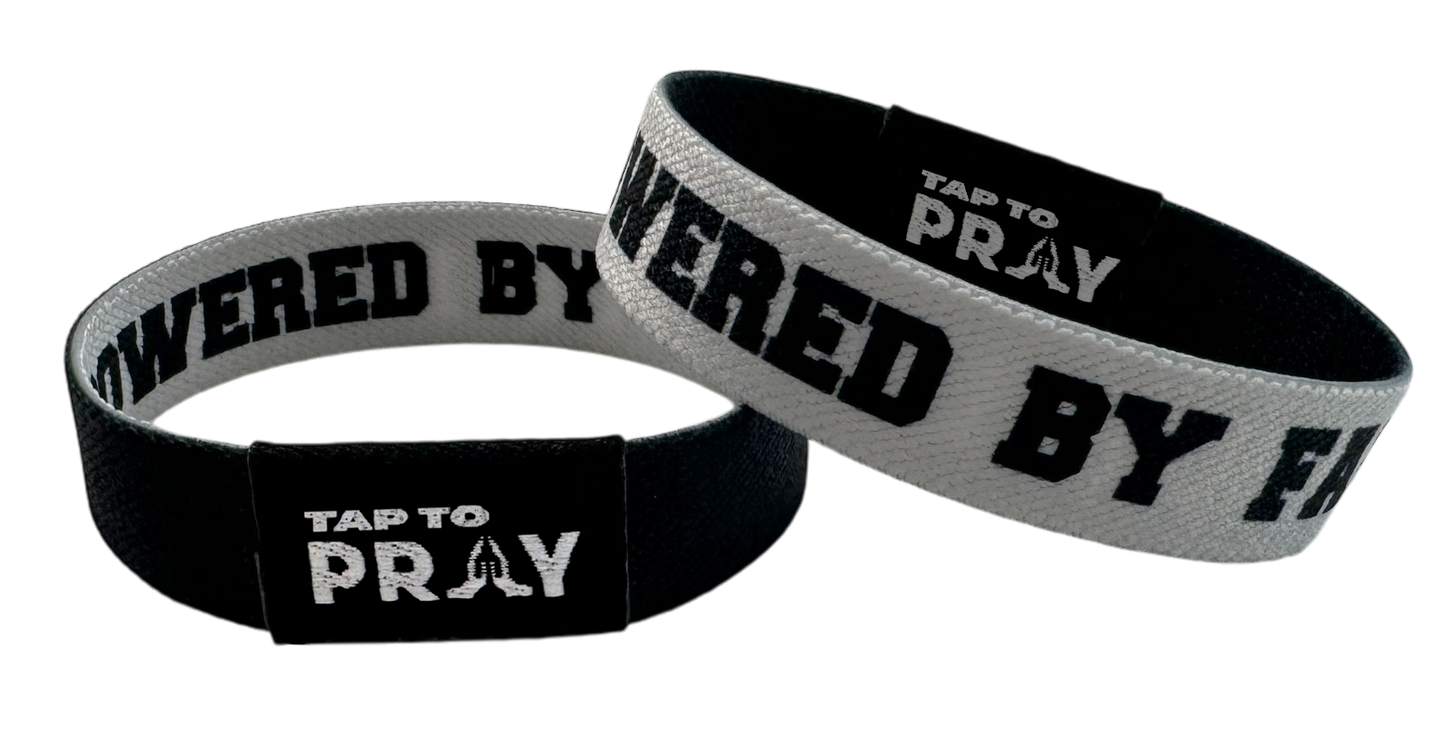 Tap To Pray Wristbands - Tap W/Phone For Daily Verse/Prayer: X-Small / Forest Camo / Tree Bark Camo