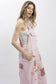 Blue Velvet MULTI CONTRAST PACH MINERAL WASHED OVERALL