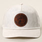 EVEN JESUS HAD A FISH STORY Leather Patch Rope Trucker Hat: WHITE