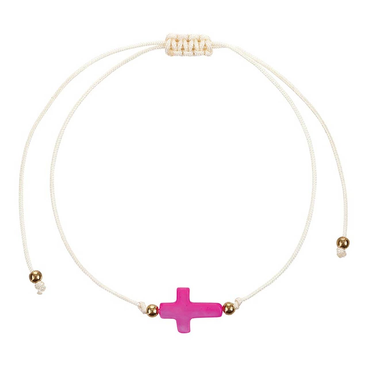 Sisters in Christ Friendship Bracelet Display: Stone,Plated, Cord / 6" W x 8.5" H x 0.5" D
