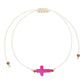 Sisters in Christ Friendship Bracelet Display: Stone,Plated, Cord / 6" W x 8.5" H x 0.5" D