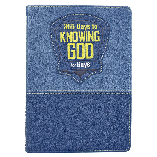Kid Book 365 Days to Knowing God for  Guys Faux Leather